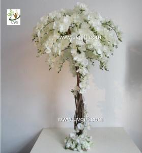 UVG CHR124 Wedding Stage Decoration Life size Silk Orchids Artificial Tree Centerpiece