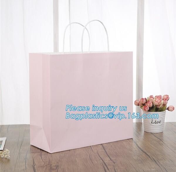 Fashion Custom Printing Luxury Gift Shopping Carrier Paper Bag With Your Own Logo Print,strong twisted handle black leat
