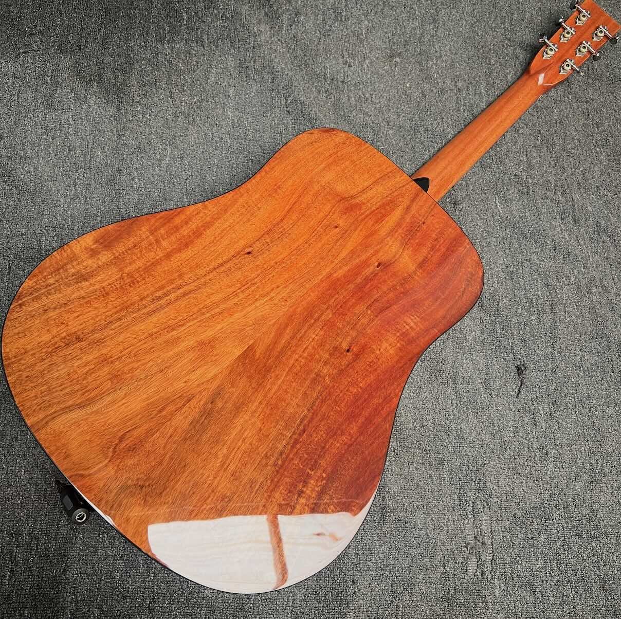 Custom Martin Style Dreadnought D-18AA All Solid KOA Wood Acoustic Guitar, Accept Guitar OEM