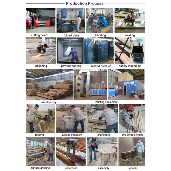 Antique 450mm Width Steel Wooden 35L Ashtray Trash Can