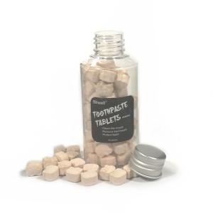 China Orange Eco Chewable Toothpaste Tablet Easy Carry MSDS Certificate wholesale