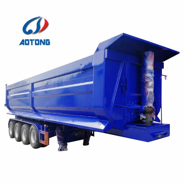 12000X2500X1500mm Steel Superlink Side Tipper Dump Trailer 60 Ton Tandem Dump Truck Sales