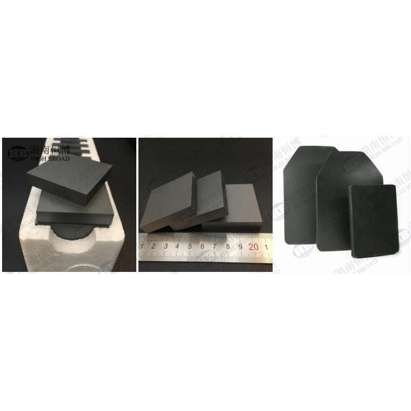 High Ballistic Plate , Hard Body Armor Plates Bulletproof Silicon Carbide / Boron Carbide