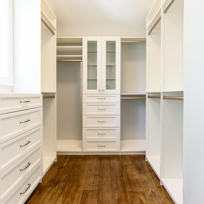 Moisture Resistance Modern Professional Design Cloakroom Bedroom Wardrobe in the Wall