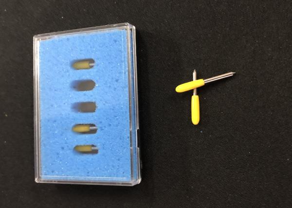 Quality Yellow 30 Degree Cricut Blade OEM CNC Machined Roland Plotter for sale