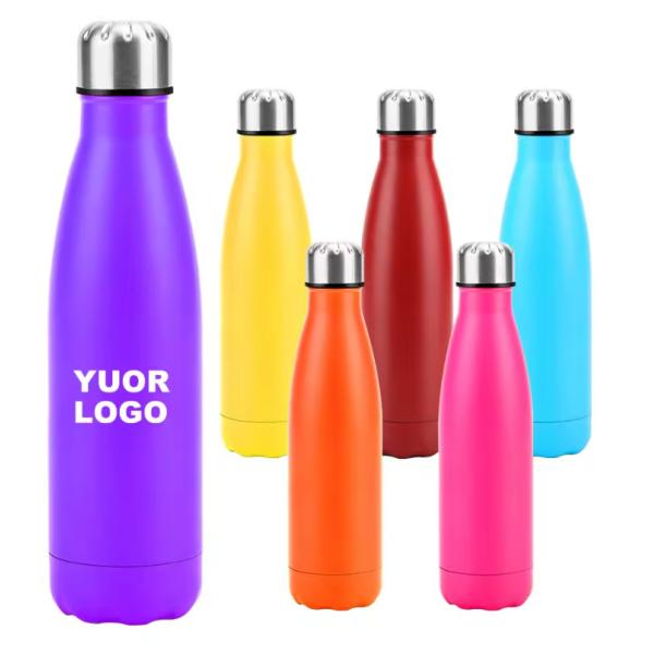 500ml 17oz insulated water bottles For Long Hours Insulation