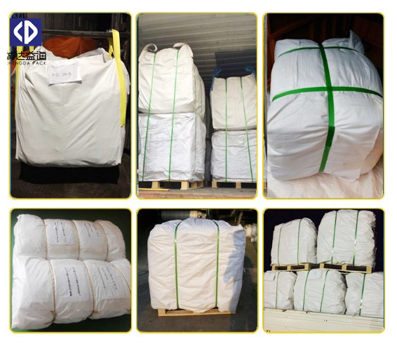1000kg Bulk FIBC Bulk Bags Container Top Fill Spout Cross Corner Loop