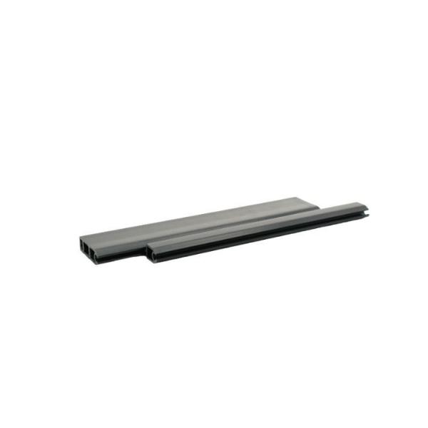 Corrosion Resistant Customized ABS Profile Black Extrusion Plastic Sliding Profiles Customized