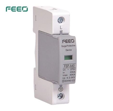 Quality FSP-A40 40KA Indicate Ac Surge Protection With Surge Arrester for sale