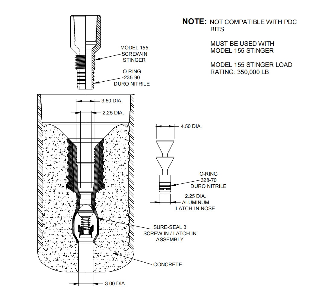 Stab In Float Shoe Cementing Float Equipment 323 Series Stab In Float Collar