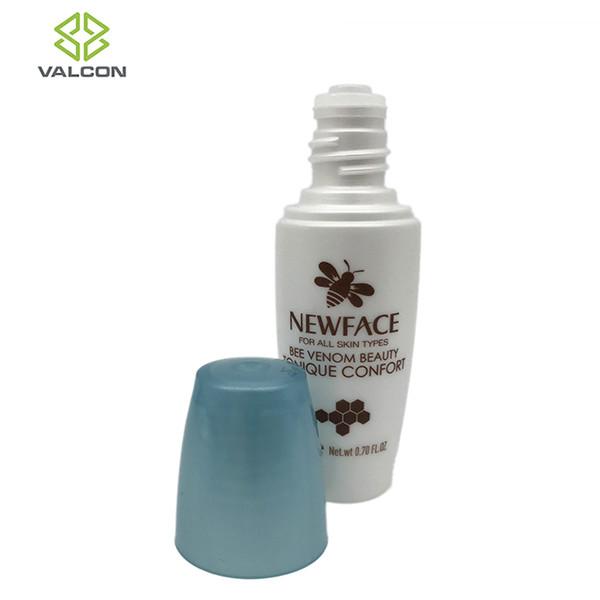 Quality PE Material Plastic Lotion Bottles , Empty Cream Bottles PP Flat Cap for sale
