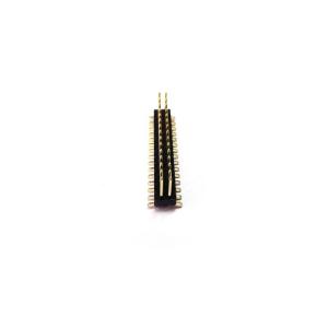 China 1.27mm Dual Row 2 X 15P 180 Degree SMT Pin Header Connector wholesale
