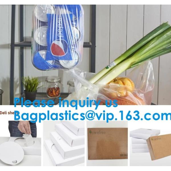 High Density Poly Film, Polyethylene, 8 x 10 3/4 Sheets,Plastic Deli and Bakery Wrap,Pop-Up Plastic Food Wraping Sheets