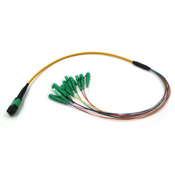 OM3 OM4 G657A Fiber Optic Trunk Cable 24 Core MTP MPO LC Connector