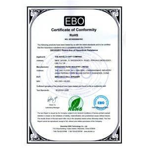 Shenzhen Huge Creation Technology Limited Certifications