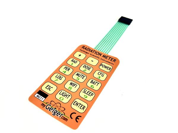 Quality Matrix 3*5 Rim Embossing Tactile Membrane Switch With High Effective for sale