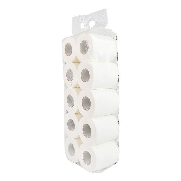 Quality Hotel Practical Biodegradable Toilet Tissue , Odorless Jumbo Roll Tissue Paper for sale