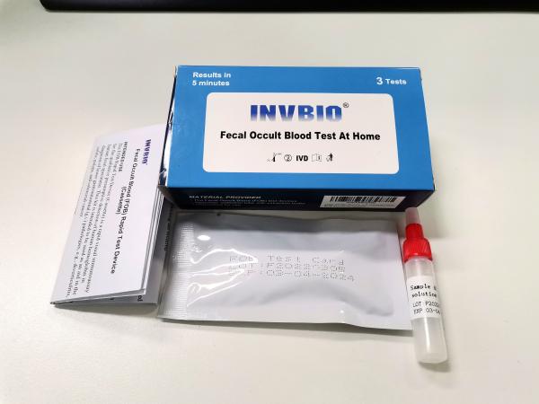Quality Human Immunological Fobt Kit Fecal Occult Blood Test At Home for sale