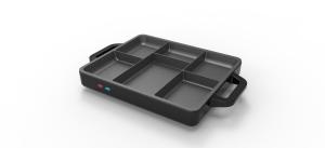 1600W Stain Resistant Multi Frying Pan 6 In 1 With Multiple Cooking Area