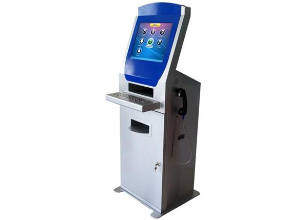 Quality Interactive Information Printing Display Kiosk Machines , Document Scanner Digital Kiosk Solutions for sale