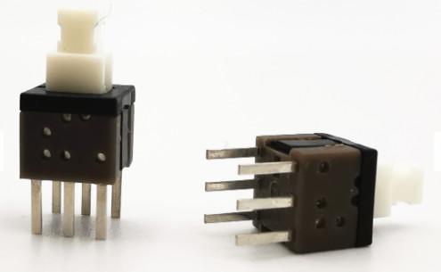 Quality 5.8x5.8 SMD 6P DIP Self Locking On Off Key Switch for sale