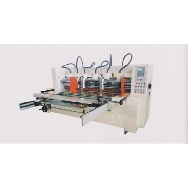 Electrical Thin Blade Slitter Scorer, Rotary Slitting + Scoring, Electrical Adjustment, Auto feeder as option