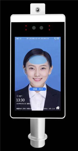 Quality AI Face Recognition Body Floor Standing Temperature Scanner for sale