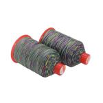 Tex 70 Multi Color Rainbow 69 Nylon 66 FDY Bonded Thread with Pattern Dyed and