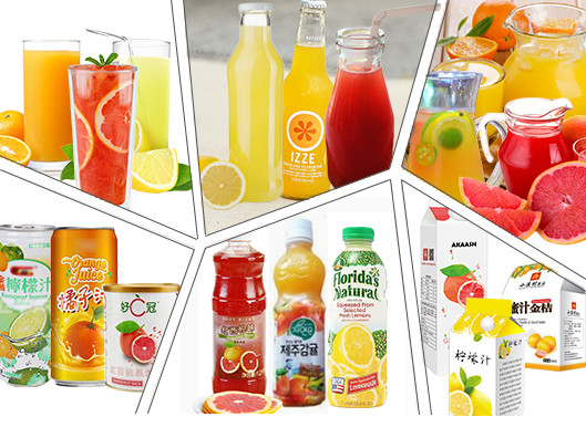 Custom Citrus Juice Fruit Processing Line SUS304 Stainless Steel Material
