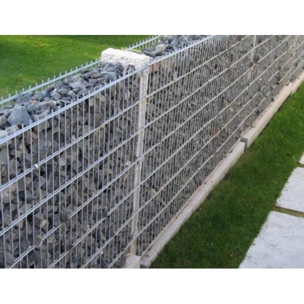 Landscape Wall 2.5-3.7mm Wire Welded Gabion Mesh Gi Welded Mesh 13.5 Gauge