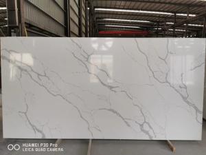 China Gray Vein Calacatta Gold Quartz That Looks Like White Artificial Marble China factory wholesale