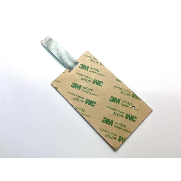 Industrial Flat Membrane Switch 1.25MM Pitch Durable Construction For Metal Detector