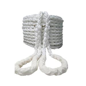 China 8 Strand Two Splice Eyes Mooring Line Rope PP Multifilament Hawser Wear Resistance wholesale