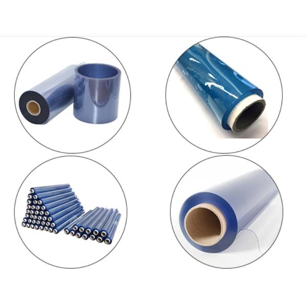 Ribbed Clear Transparent PVC Sheet Panel Film 6mm Cutting Customized