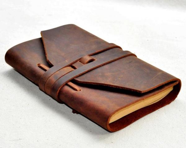 Quality Exquisite Legacy Leather Bound Travel Journal 400 Pages Gift Box Packaging for sale