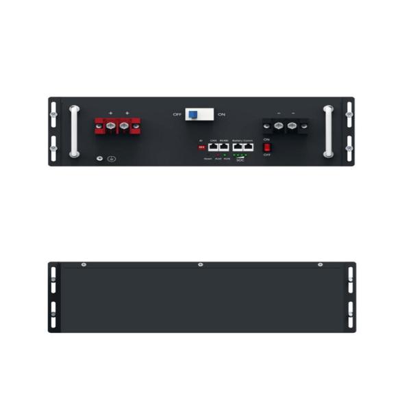 Quality Rack Mount Solar Battery 5Kwh 51.2V 100Ah Lithium Ion Server Rack Battery LiFePO4 for sale