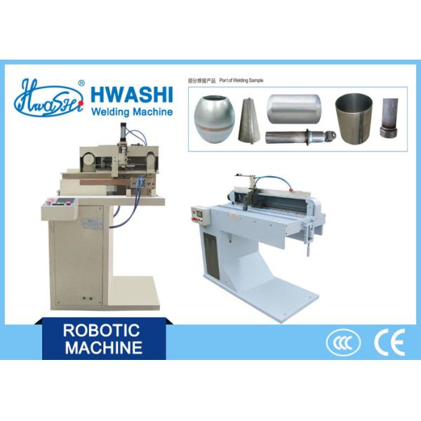 Argon Arc Welding Machine , Steel Canister Automatic Straight Seam Welding