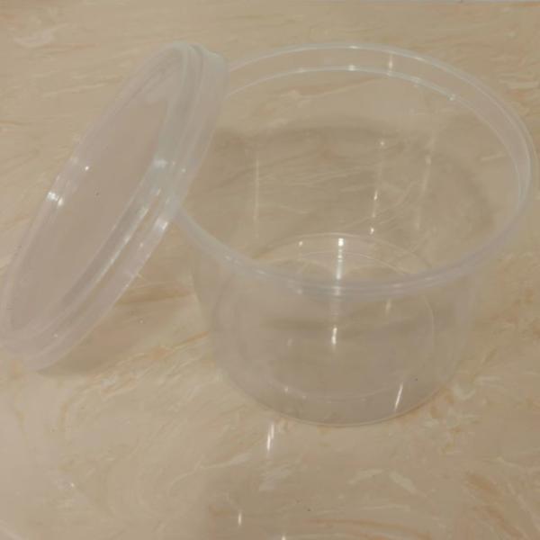 Quality 500ml Empty PP Cup For The Packaging Of Yogurt, Ice Cream With Lids Injection Molding for sale