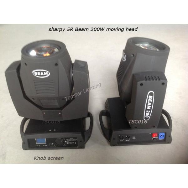 High Brightness Beam 200 5r Sharpy Moving Head Light 200w For Live Concerts
