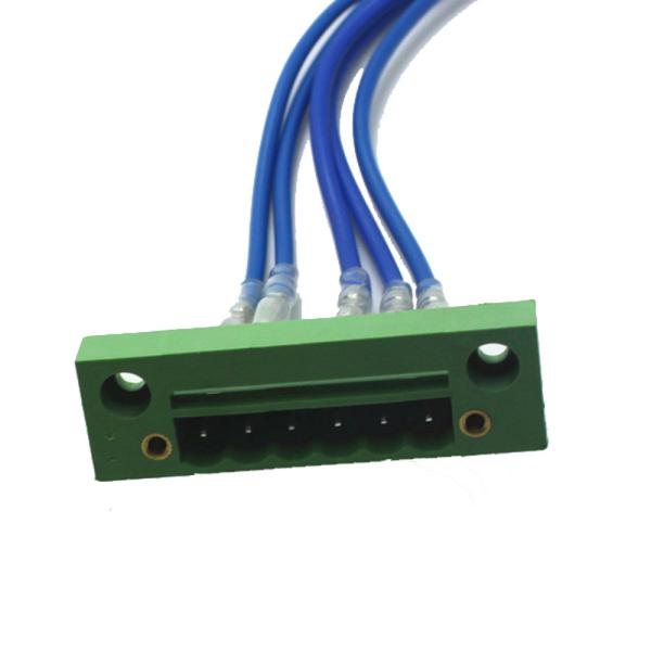 Quality 5.08mm Feed Through Terminal Blocks Wiring Harness Cable Assembly Customized Service for sale