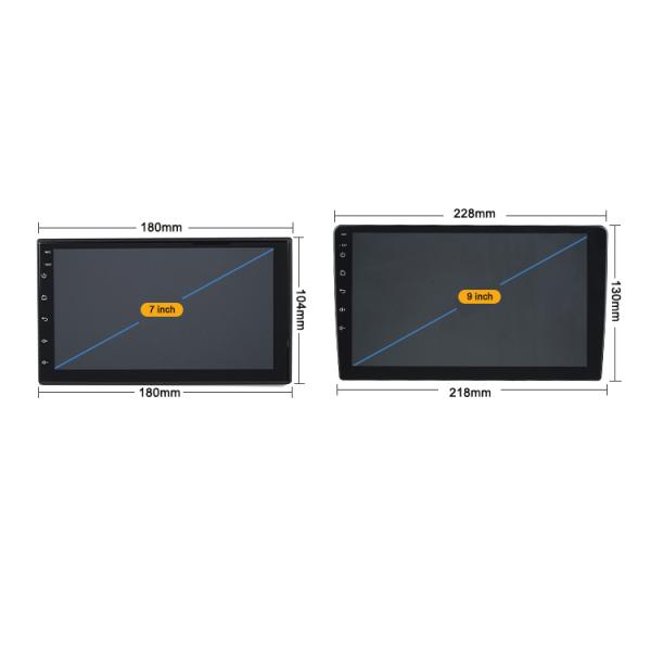 Car Radio Android 12.0 Touch Screen Multimedia System Car Stereo Auto Electronics Car DVD Player For Toyota Universal