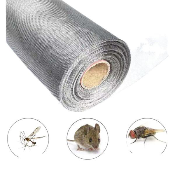 Quality stainless steel wire mesh window door screen insect protective window screen fly screen mesh for sale