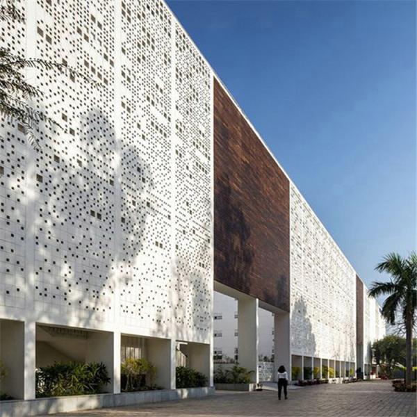 Decoration Solid Exterior Wall Panels 1000x1000mm Sound Absorption