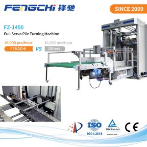China Multi Function Paperboard Collecting Rollover Pile Turner For Flute Laminating Machine wholesale
