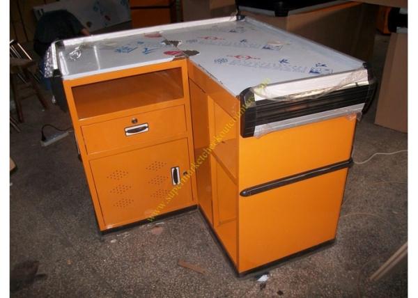 Quality Retails / Shopping Mall Express Checkout Counter Solid Surface for sale