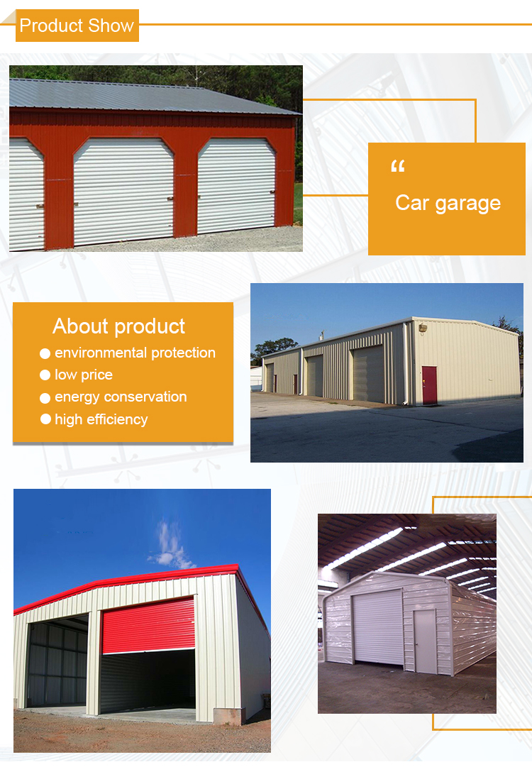 Prefabricated Metal Warehouse with Cutting Service and Purlin C.Z Shape Steel Channel