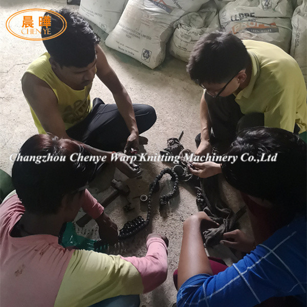 Professional Services Warp Knitting Shading Net Making Machine For Car Awning