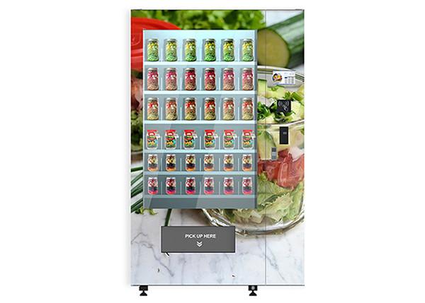Quality University School Intelligent Salad Vending Machine , Automated Salad Vending Tower for sale