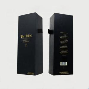 China Fancy Single Bottle Cardboard Wine Box / Paper Noble Personalised Wine Gift Box wholesale