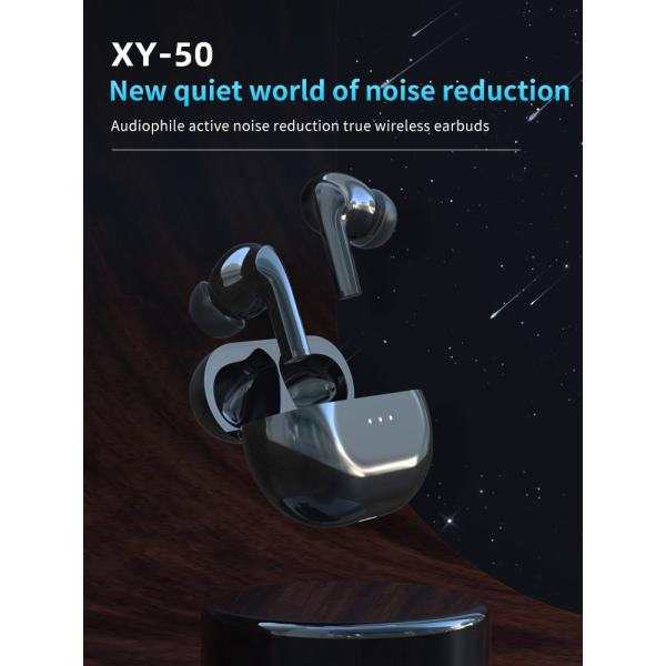 TWS IPX6 Noise Cancelling Wireless Bluetooth Earbuds With Microphone